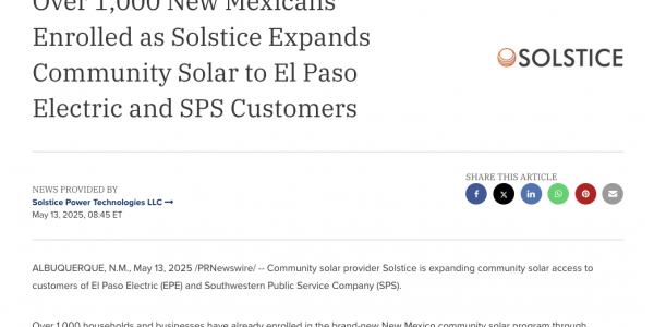 New Mexico Community Solar
